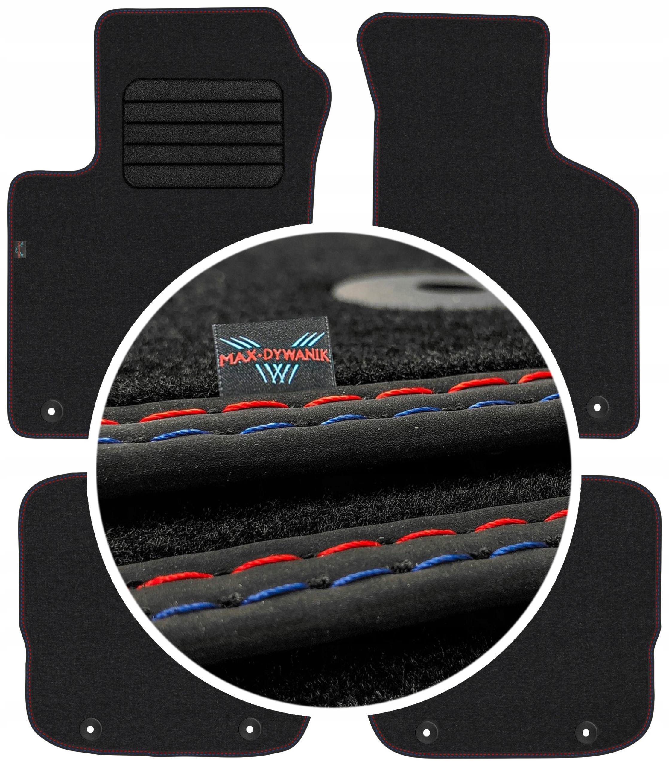 Audi A3 8L 1996-2003 Velurové autokoberce koberečky