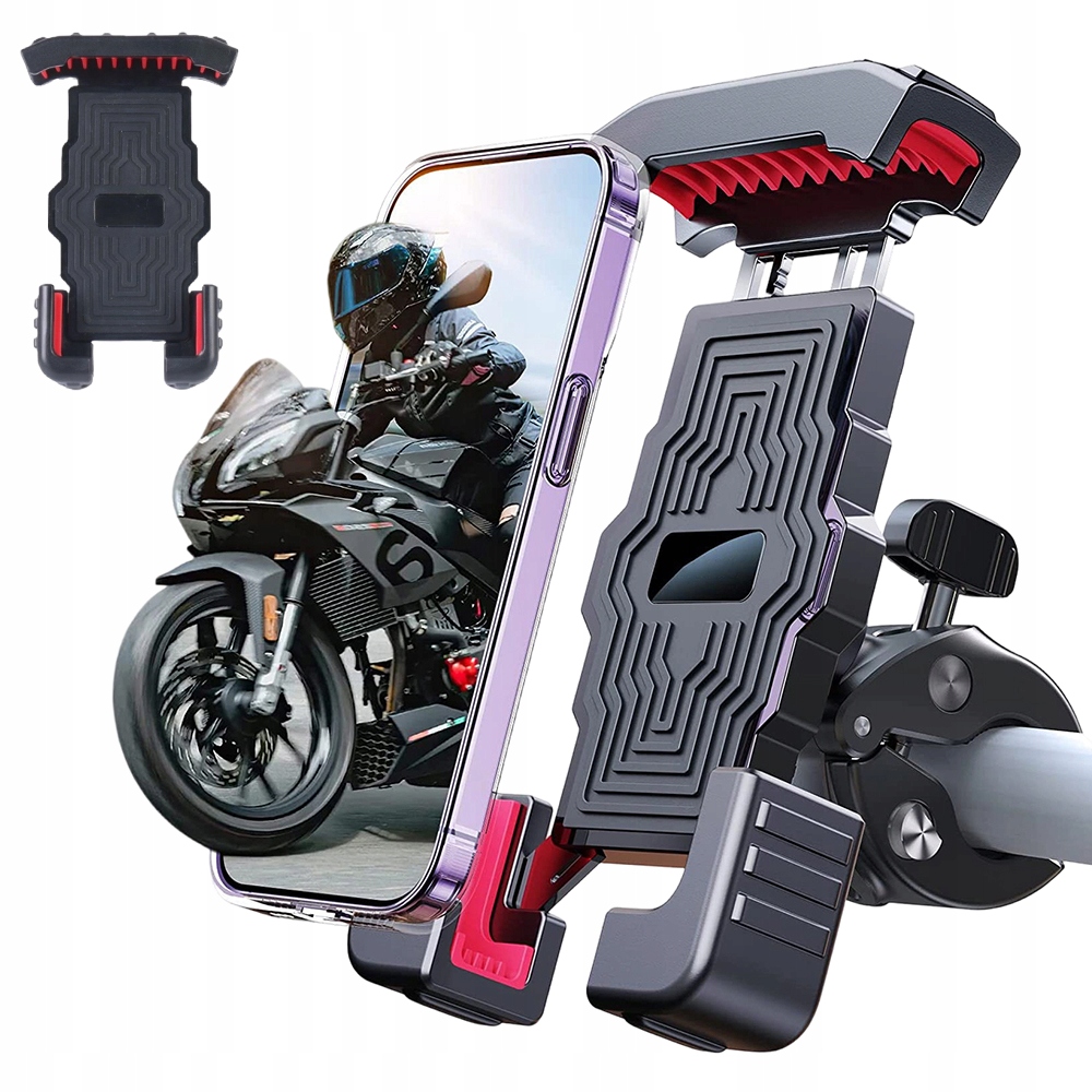 Uchwyt Na Telefon Uchwyt Rowerowy Motocyklowy Obrotowy Solidny Na Hulajnogę