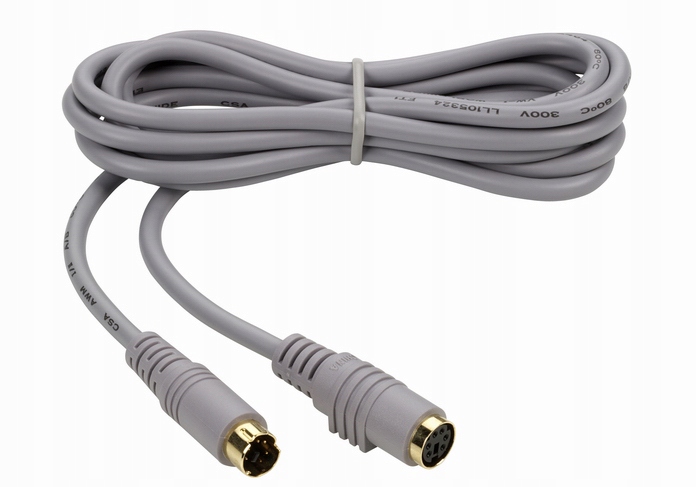 Prolunga Cavo PS/2 Per Tastiera E Mouse - 2 Metri, Grigio | Connettori Mini-DIN 6 Poli