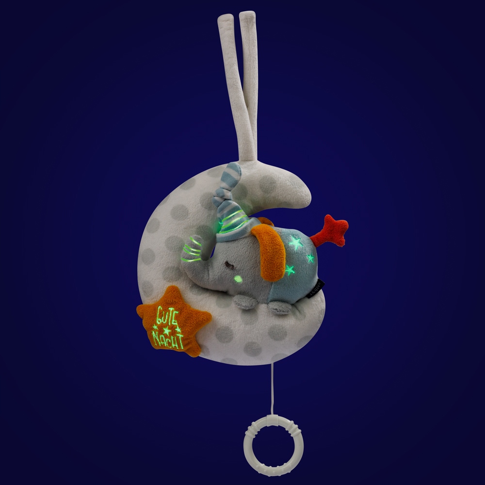 Maskotka z Pozytywką, Słoń na Księżycu: Dobranoc Wiek dziecka 0 +