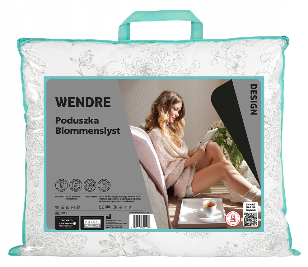 

Polska Poduszka Antyalergiczna Blom 70X80 Medyczna