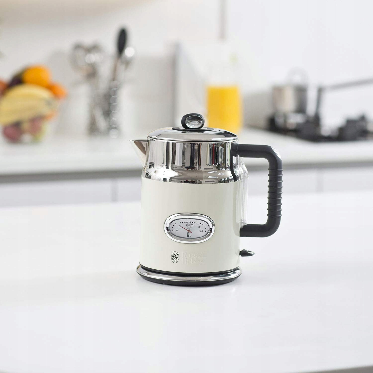 RUSSELL HOBBS Czajnik Elektryczny Retro 1,7L 2400W Kremowy Stal Nierdzewna — miniatura 7