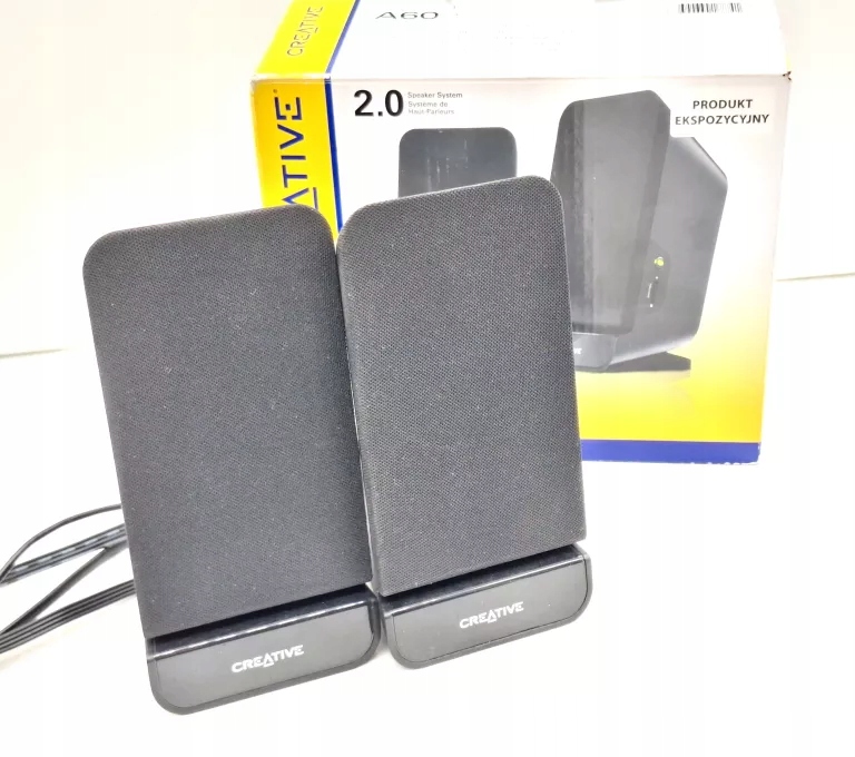 Zestaw głośników 2.0 Creative A60 4 W czarny