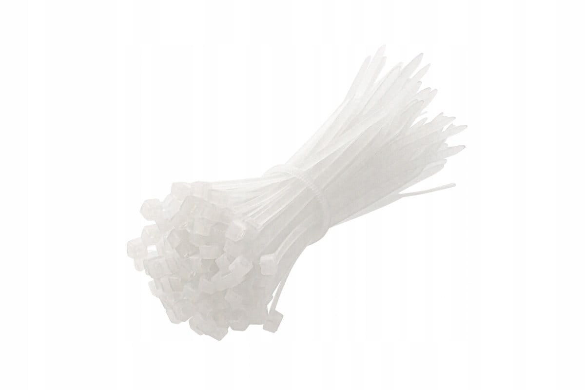 Opaska zaciskowa 2,5x100 100szt białe HT2C717 Hogert