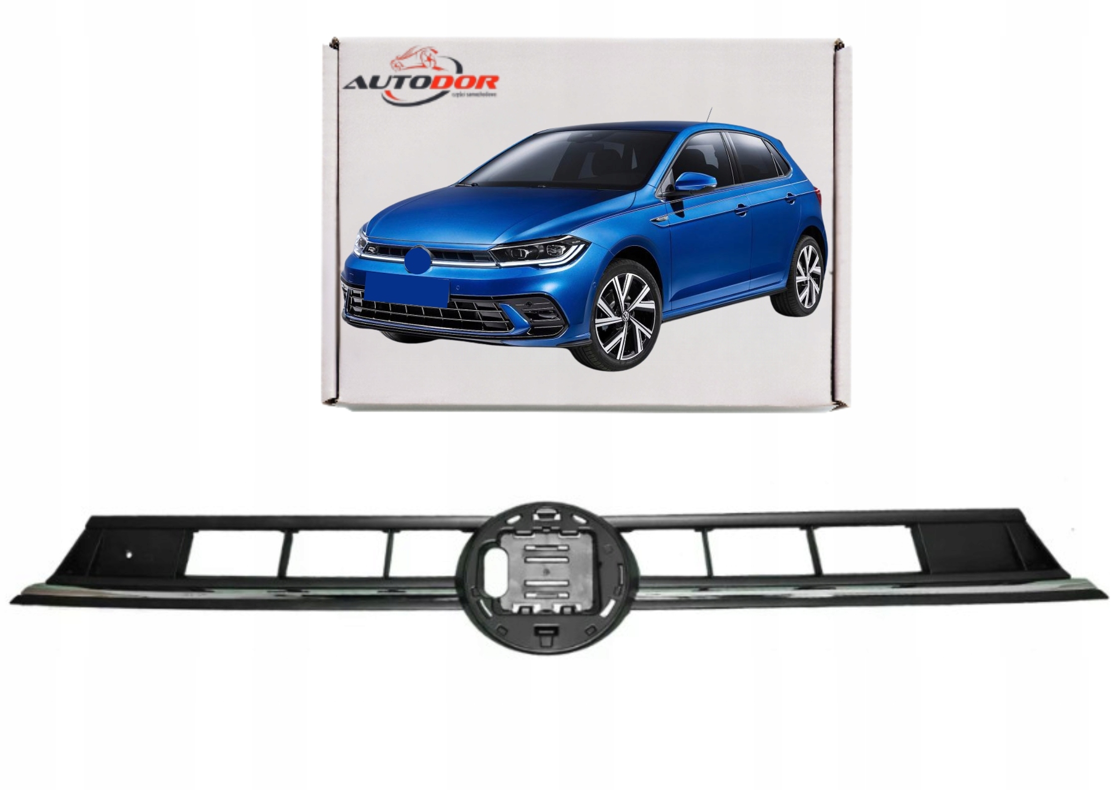 Vw Polo 2022- Atrapa Gril Středová Mřížka Do Předního Nárazníku 2GS853653G9B9