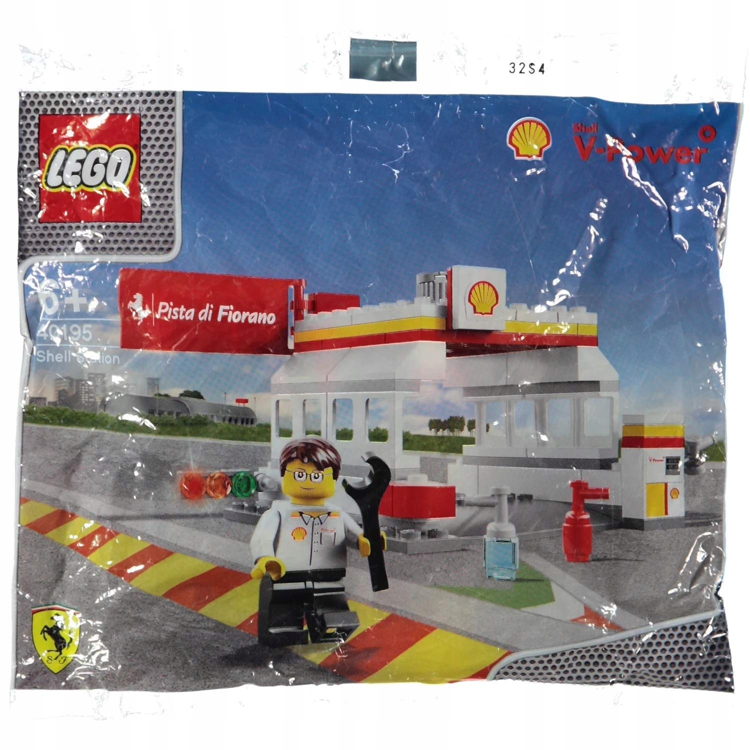 nový Lego Racers 40195 Shell Station Ferrari stanice Misb 2014
