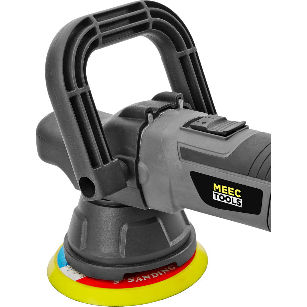 Polerka Ø125mm 650W Meec Tools + Akcesoria Zasilanie akumulatorowe