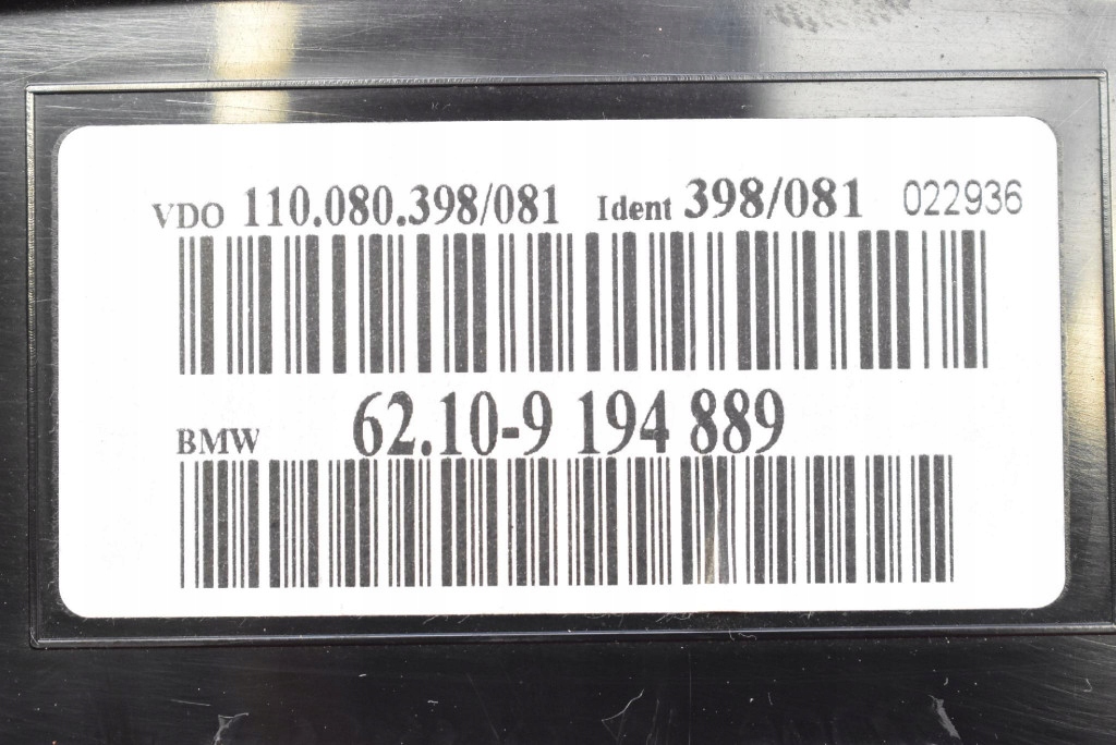 dials dials EU 9194889 BMW E60 E61 2.0 D 177 KM LIFT 07-10