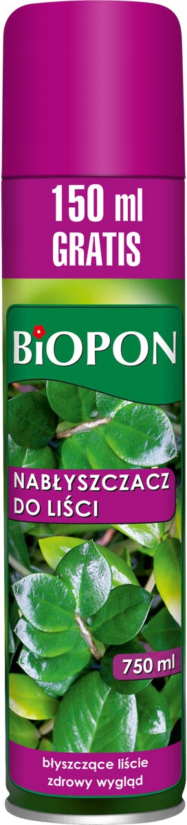 

Nabłyszczacz Do Liści Biopon 600ml+150ml