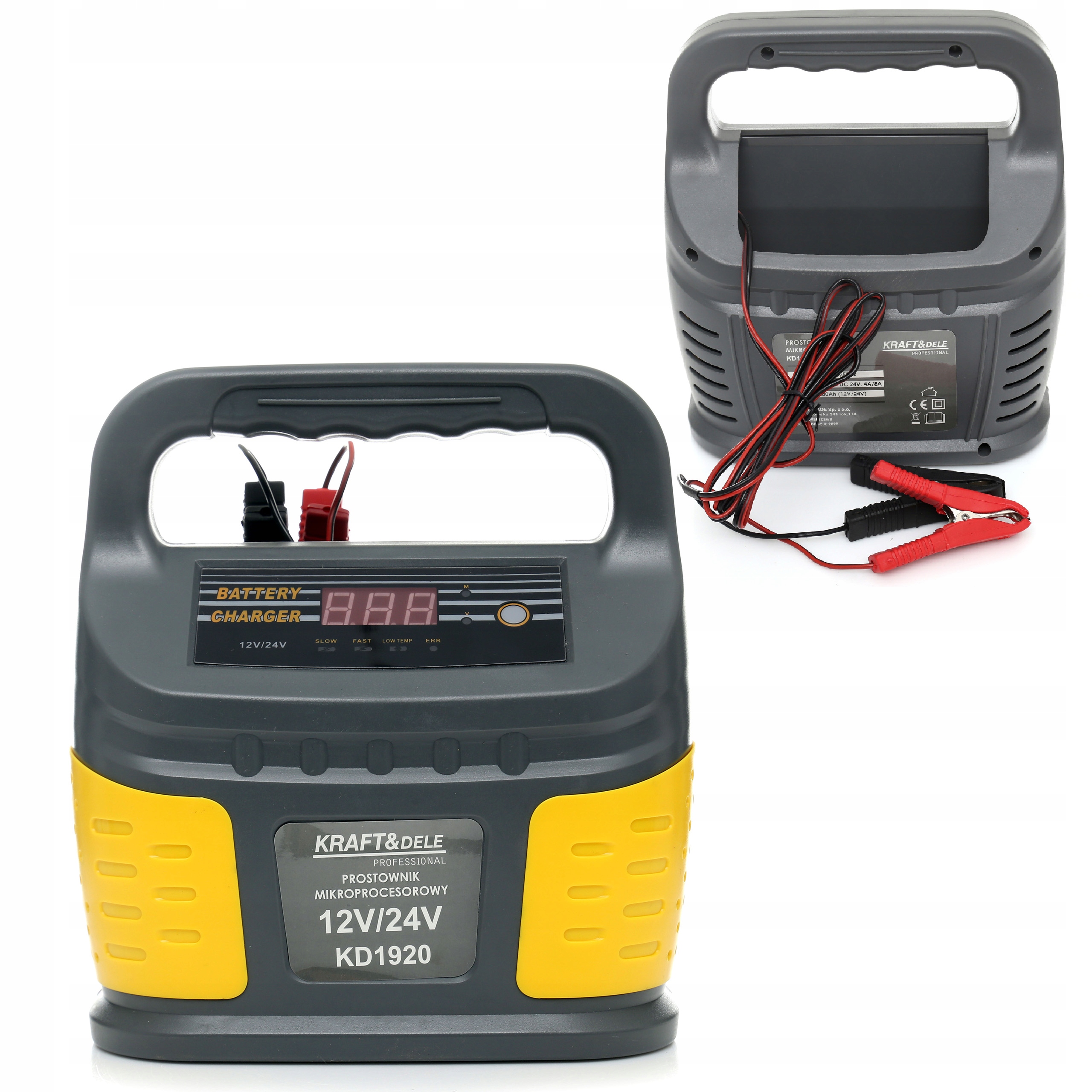 

Mikroprocesorowy prostownik 12V 24V akumulatorowy