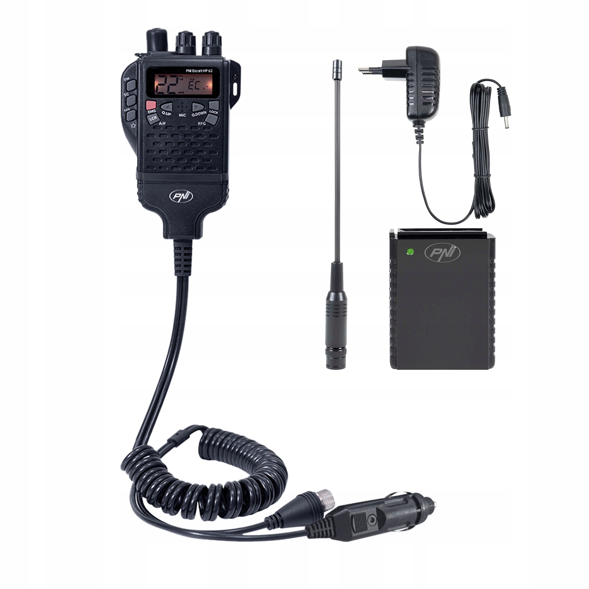 Balík Cb rádiostanice Pni Escort Hp 62 a súprava príslušenstva Pni PB-HP62