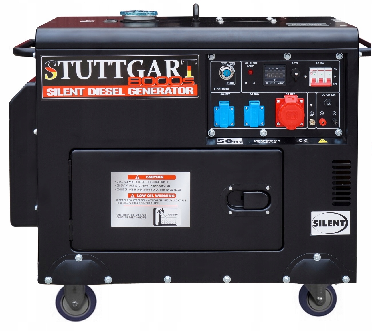 Agregat Generator Prądotwórczy Wyciszony Diesel 7,8 kW Stuttgart SDG800S 3F