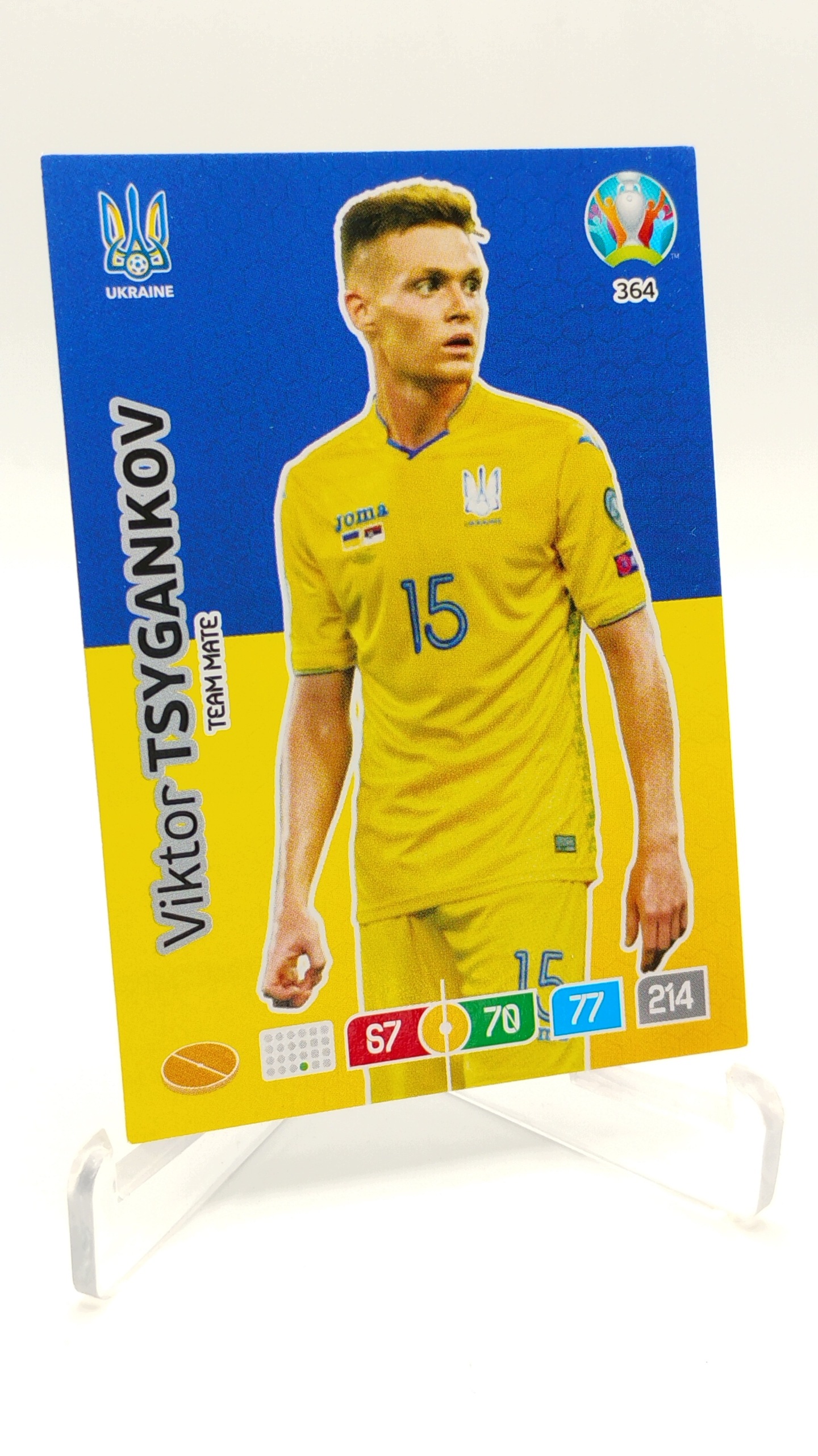 Panini Euro 2020 Team Mate 364 Viktor Tsygankov Ukraina