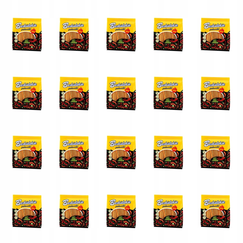 Beskidzkie Tyčinky s příchutí chilli – limetka 180 g X20