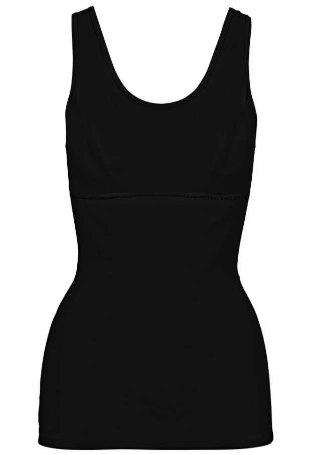 TOP WYSZCZUPLAJĄCY CZARNY 3C4M08 Bonprix