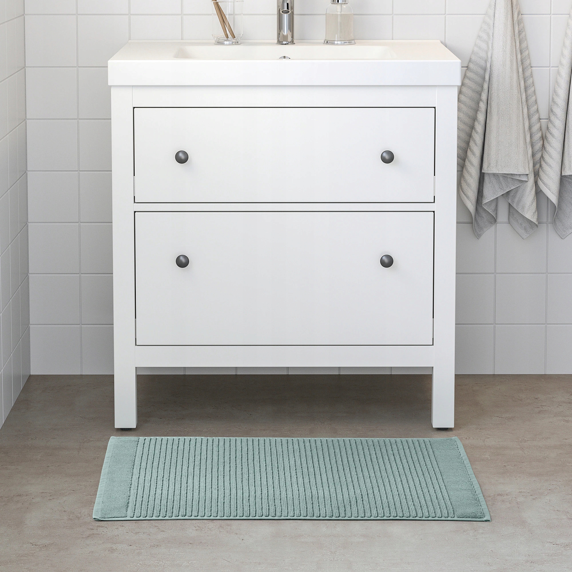 IKEA ALSTERN dywanik łazienkowy 50x80cm ZIELONY (904.881.43) • Cena, Opinie  • Dywaniki łazienkowe 10492375012 • Allegro