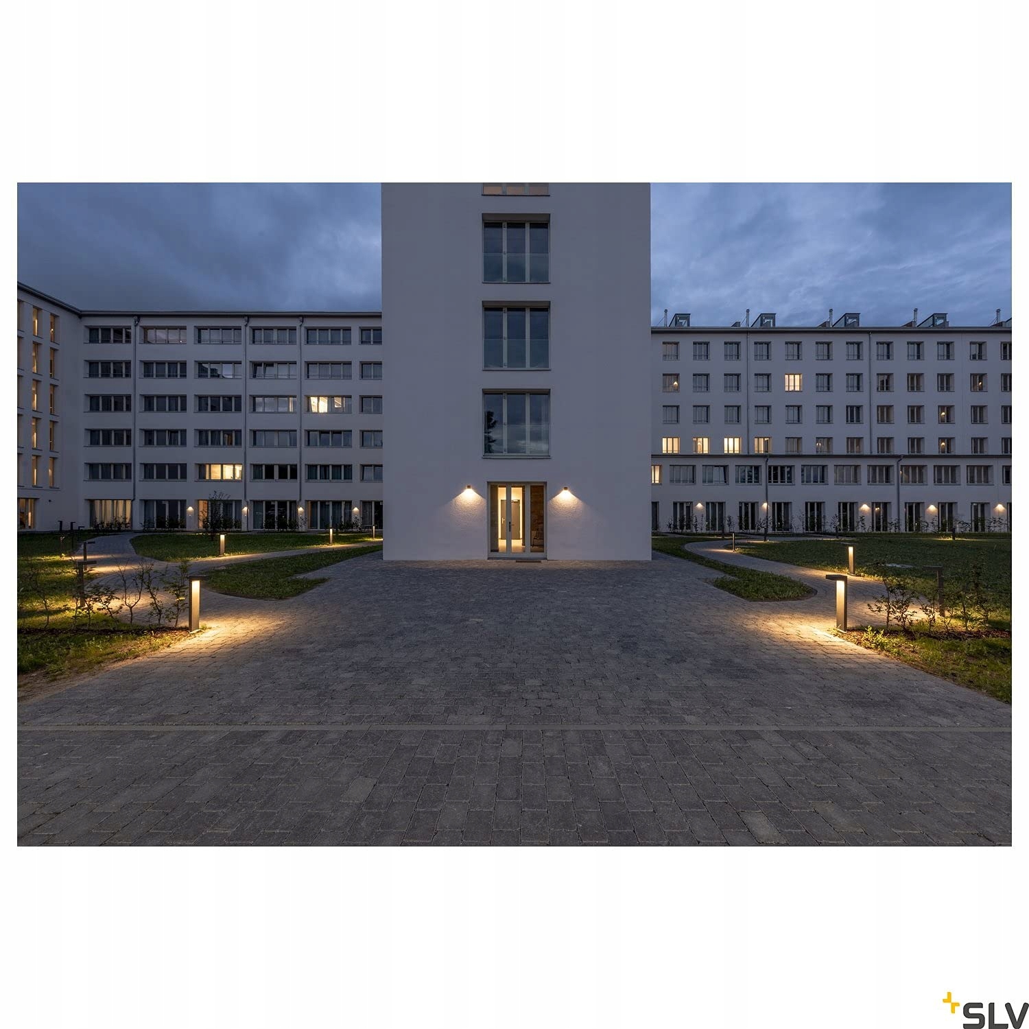 SLV Lampa Ogrodowa Latarnia Słupek Oświetlenie LED — miniatura 6