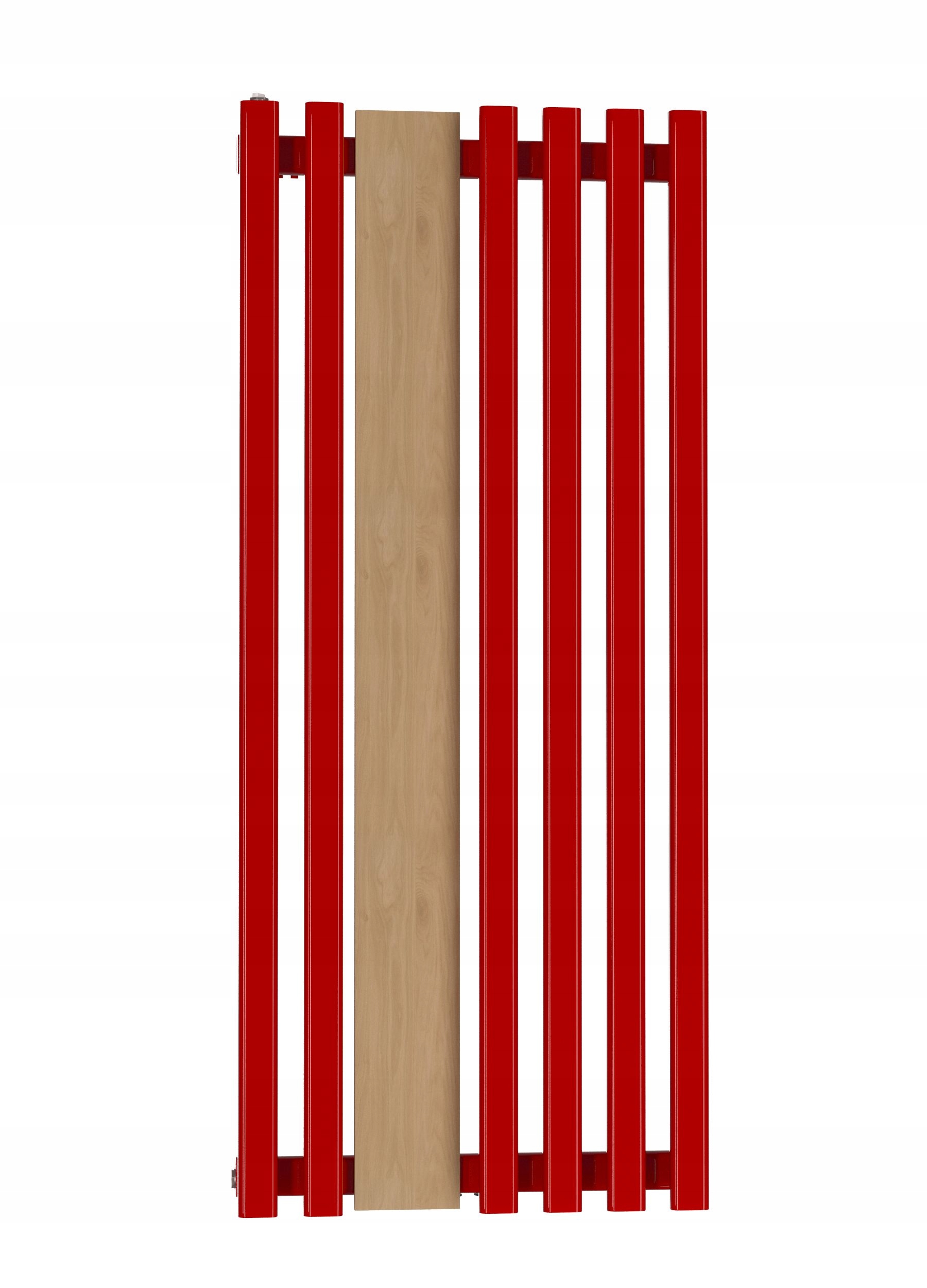 Dekoratívny radiátor Rio wood 140x60 Červený