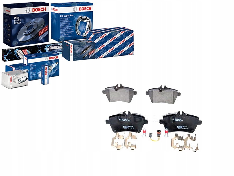 Brzdové Destičky Mercedes Přední W169 A-klasa 04- W Sada řidiče #35