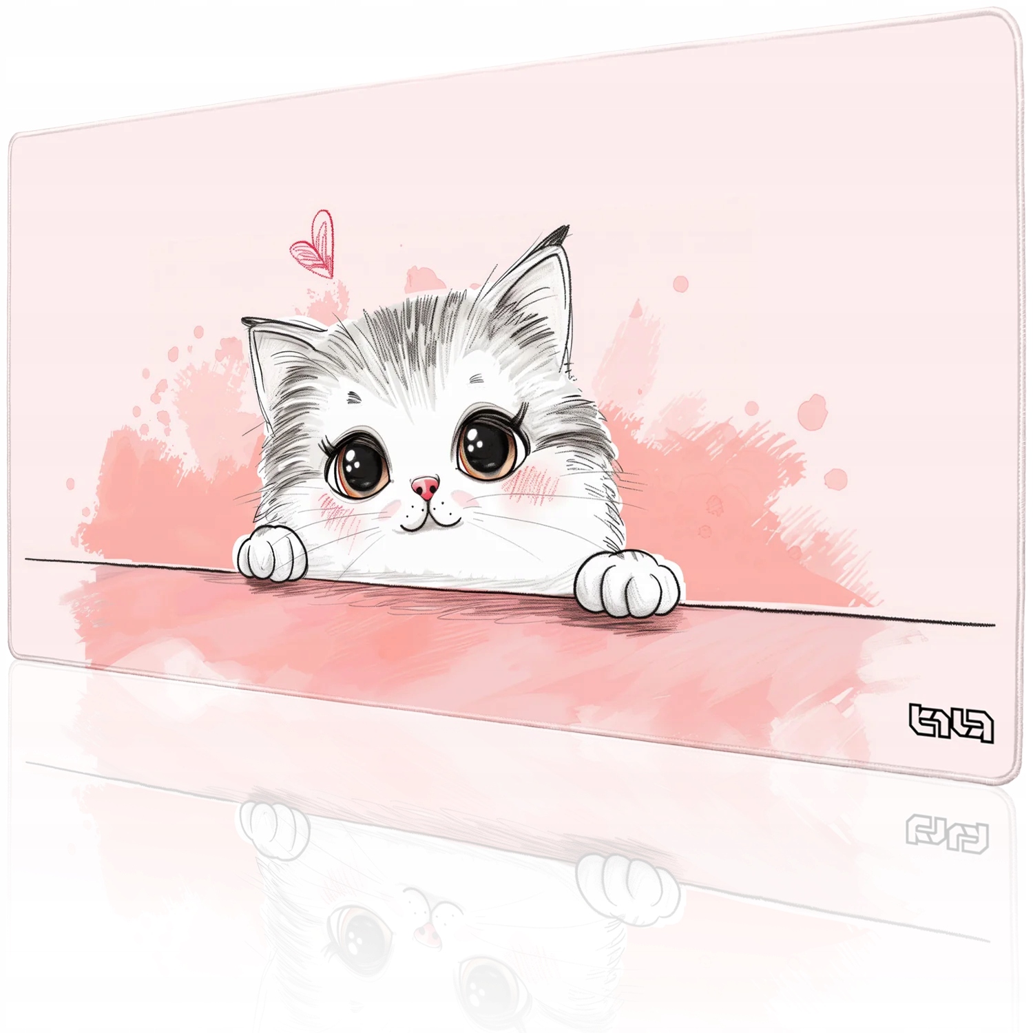 Herní Podložka Pod Myš Kitty Catty 100x50 Tilt Voděodolná na stůl