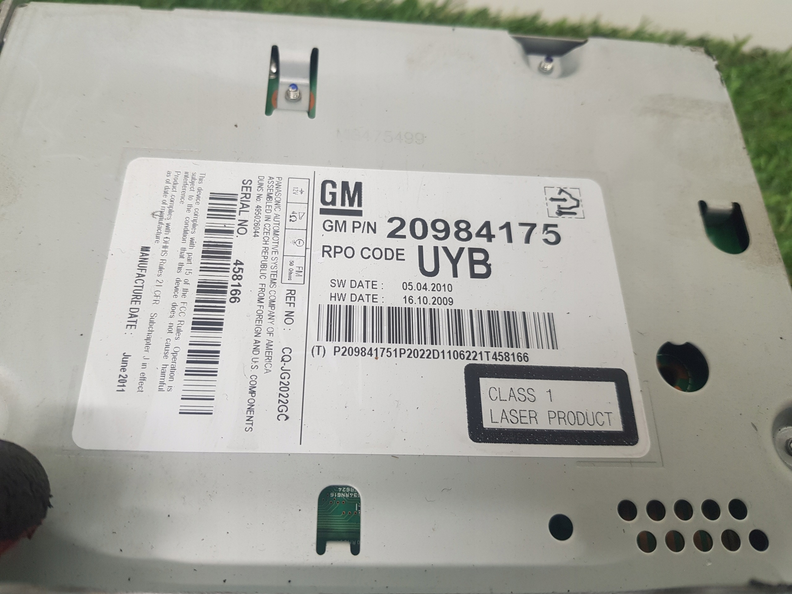 RADIO FABRYCZNE OPEL ASTRA J 20984175