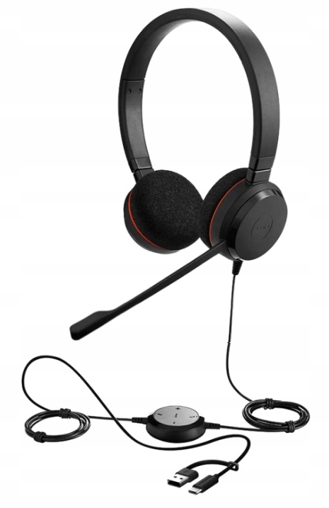 Słuchawki przewodowe Jabra Evolve 20 Ms Stereo