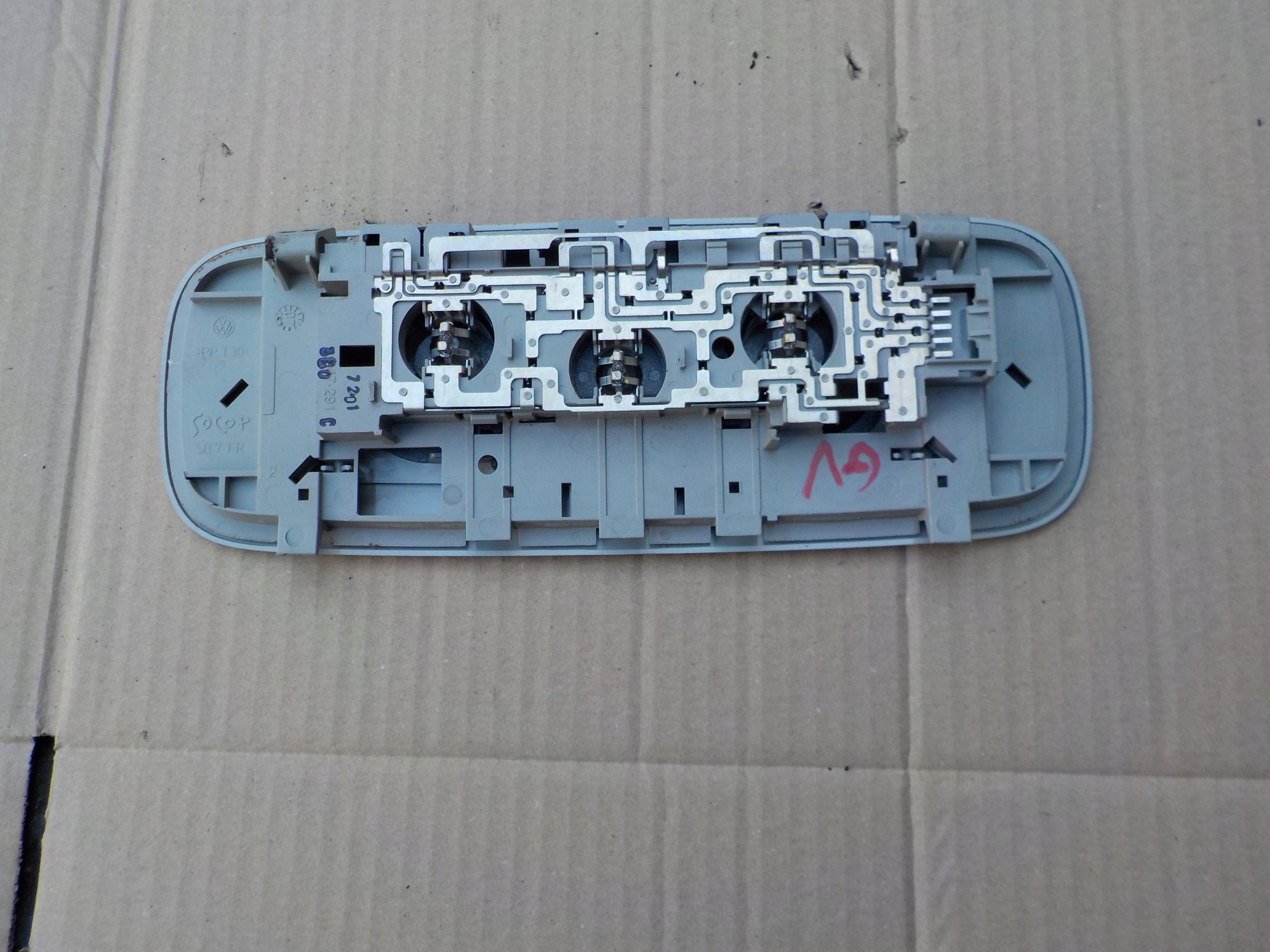 light lighting cabs vw golf V kombi 2007r