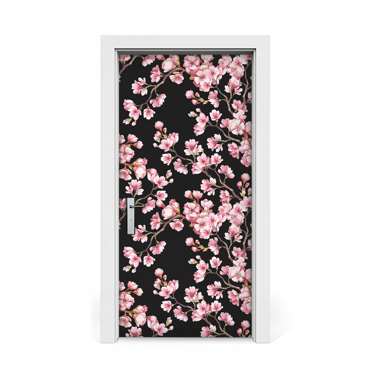 

Naklejka na drzwi okleina Kwiaty wiśni 95x205