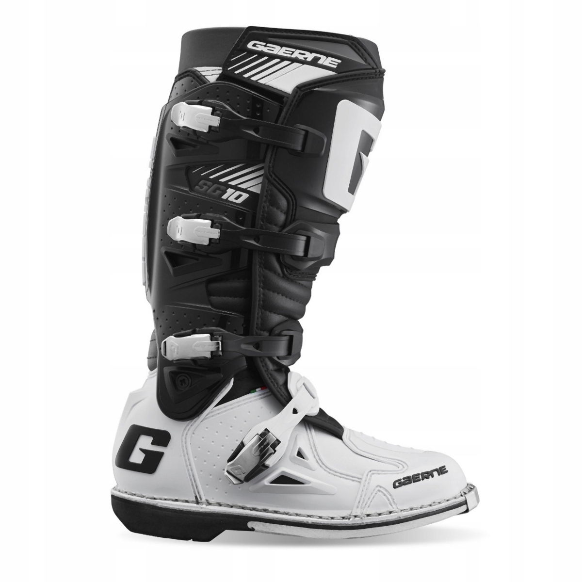 Gaerne Cross/enduro topánky Model SG-10 Čierno/biele, farba: Čierna/biela, veľkosť: