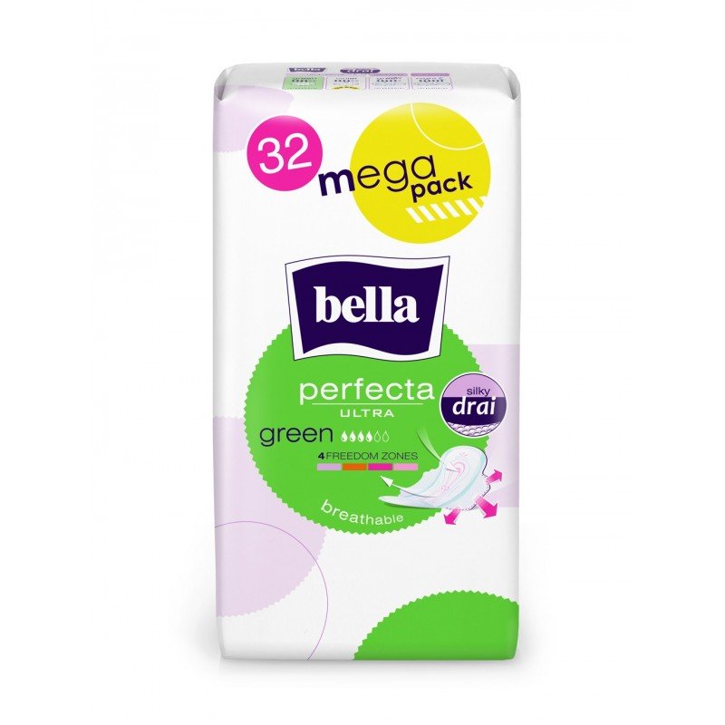 

Podpaski Bella Perfecta Ultra Green 32 szt.