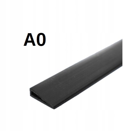 

Listwy V do plakatu A0 z haczykami, czarne 84,1 cm
