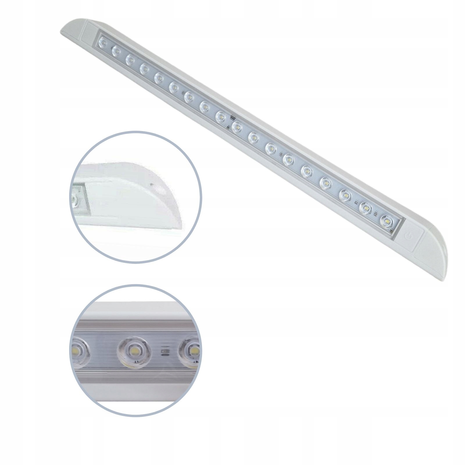 Lampa LED 12V 24V Wodoodporna Zewnętrzna Kamper Przyczepa Biała Marka Inna