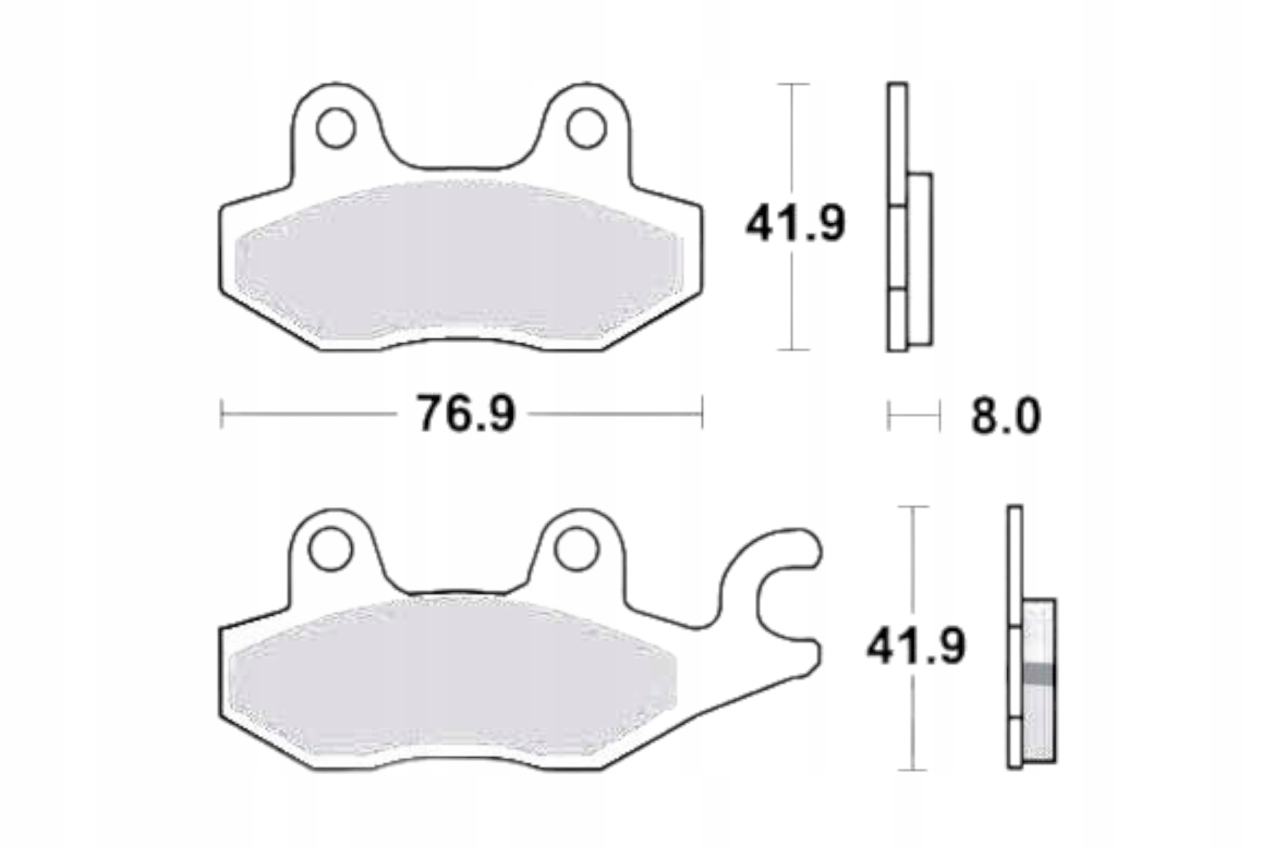 Klocki hamulcowe TRW MCB615TRQ