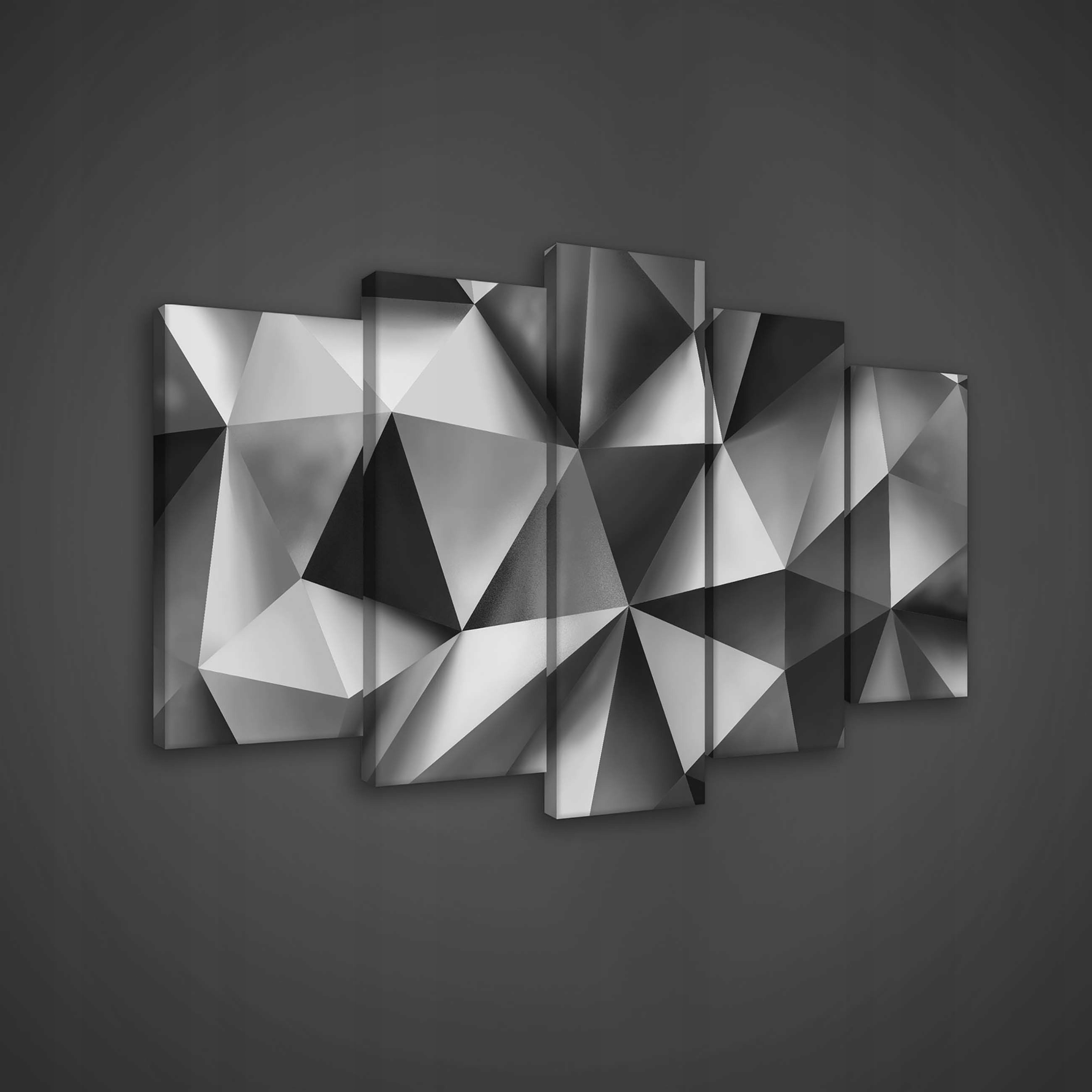 Obraz 100x60 Geometrie abstrakce křišťál futurismus moderní dynamika