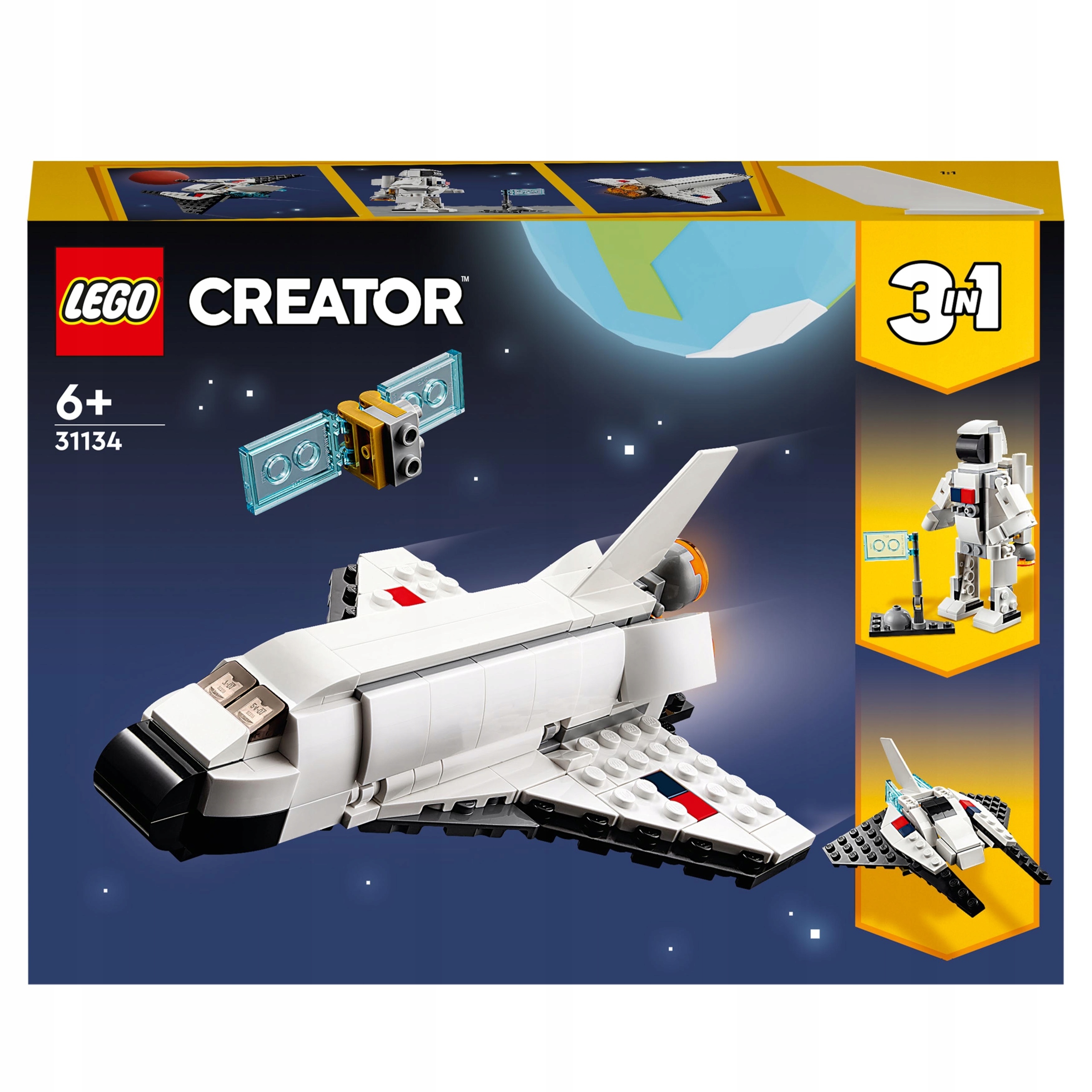 Lego Creator 3v1 Vesmírný raketoplán 31134