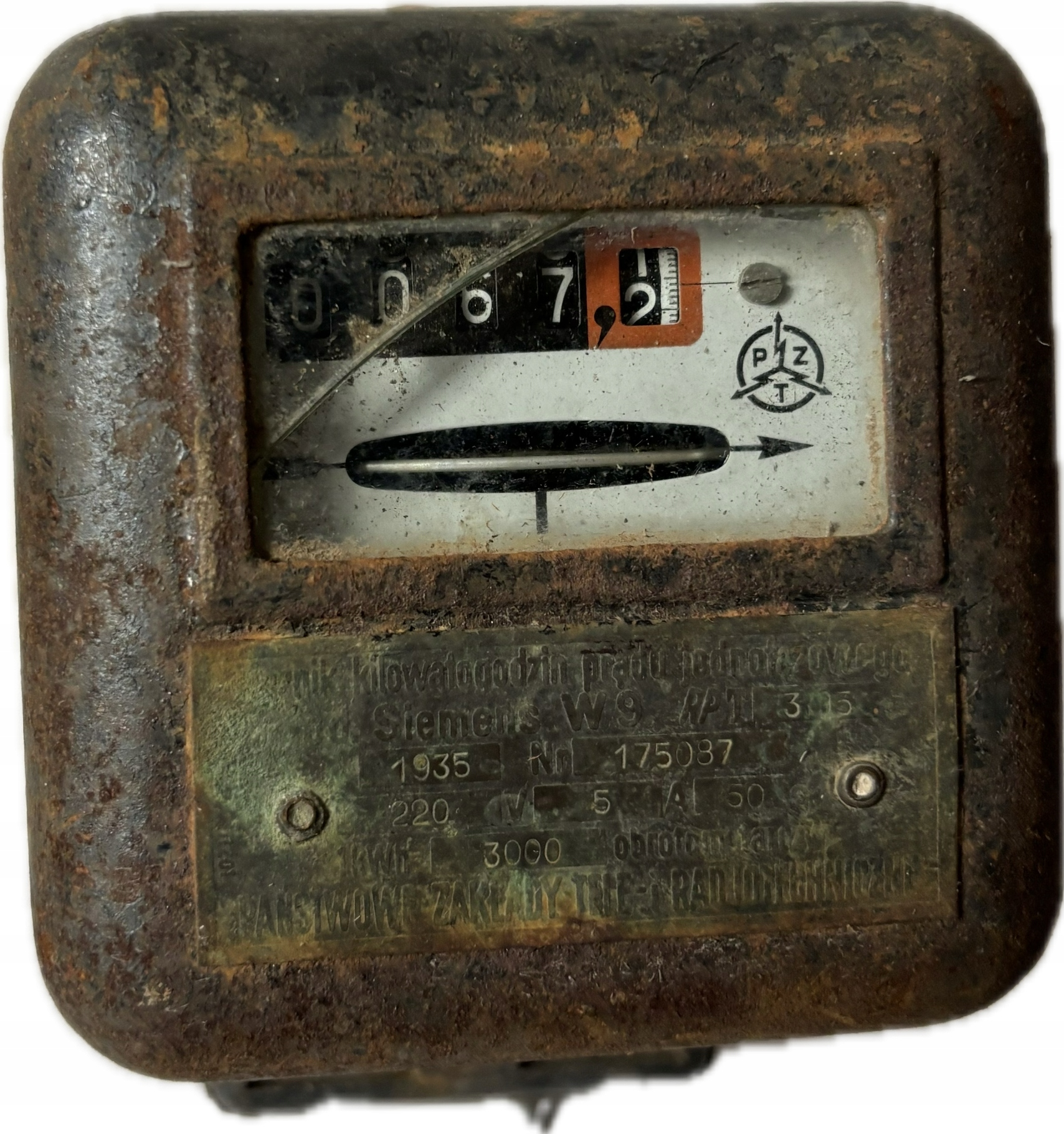 LICZNIK ELEKTRYCZNY PZT 1935 ZAKŁADY TELE RADIOTECHNICZNE