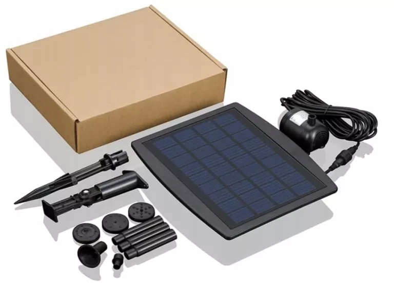 DECDEAL Solarowa Pompa Wodna Do Oczka Z Panelem Słonecznym — miniatura 10