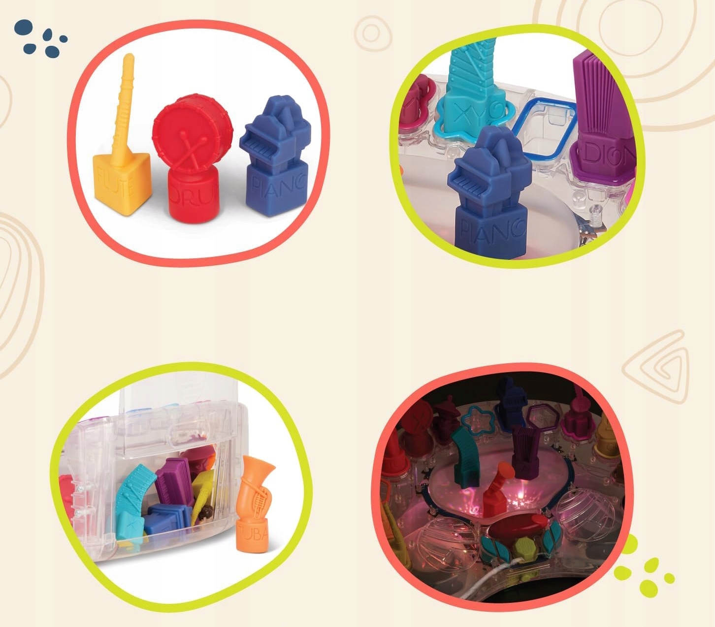 PULPIT DYRYGENTA B.TOYS BY BATTAT ORKIESTRA SYMFONIA + 13 INSTRUMENTÓW Wiek dziecka 3 lata +