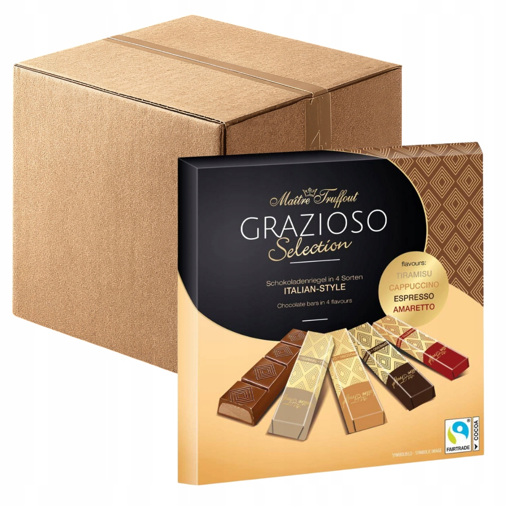 MaitreTruffout Grazioso Selection Italian Style Mieszanka Czekoladek 25x200