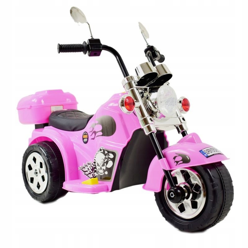 PIERWSZY MOTOR CHOPPER NA AKUMULATOR Z KUFERKIEM LL777-1