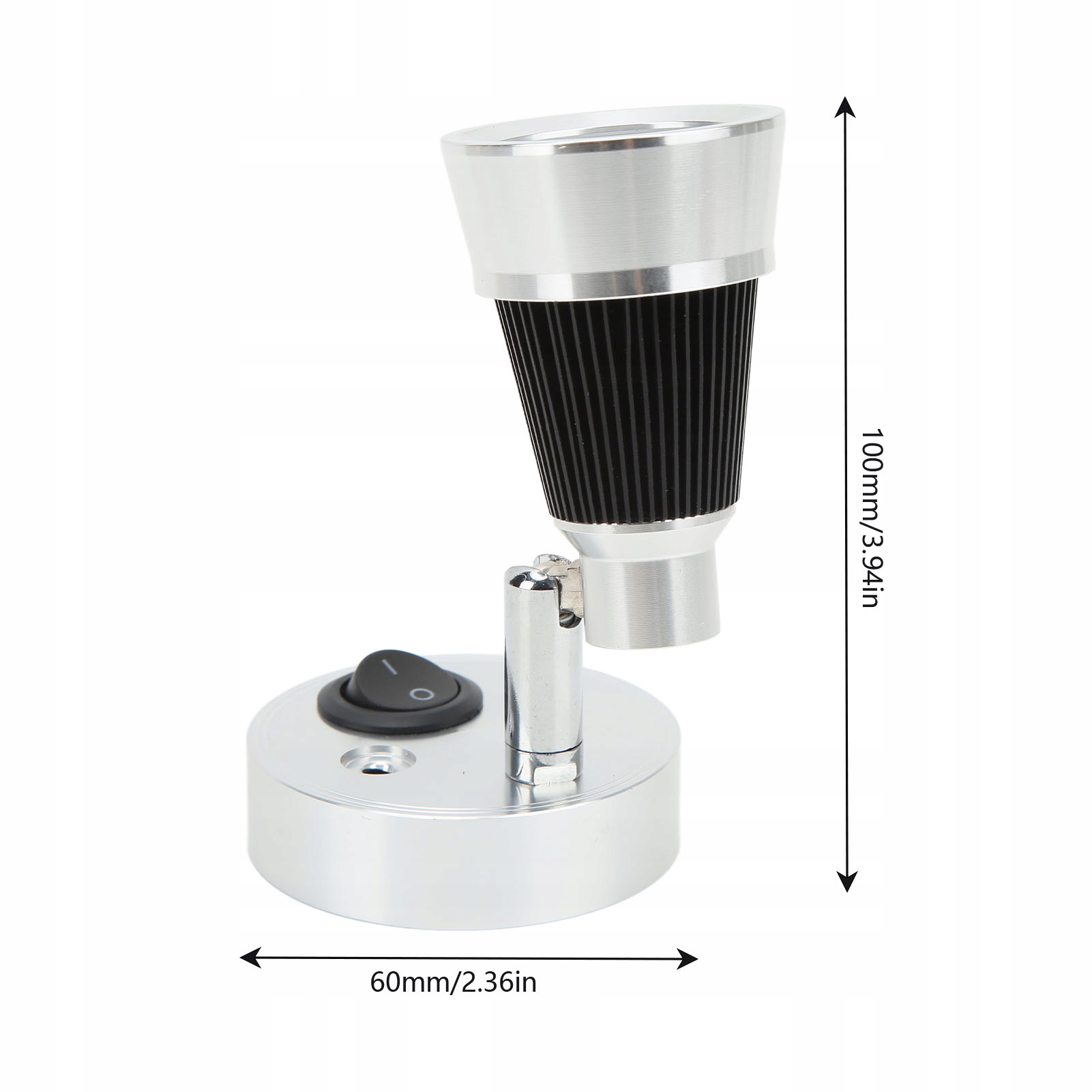 LAMPKA KINKIET OBROTOWA ŚWIATŁO DO ODCZYTU RV 12V 3W CIEPŁA BIEL Numer katalogowy części 315404