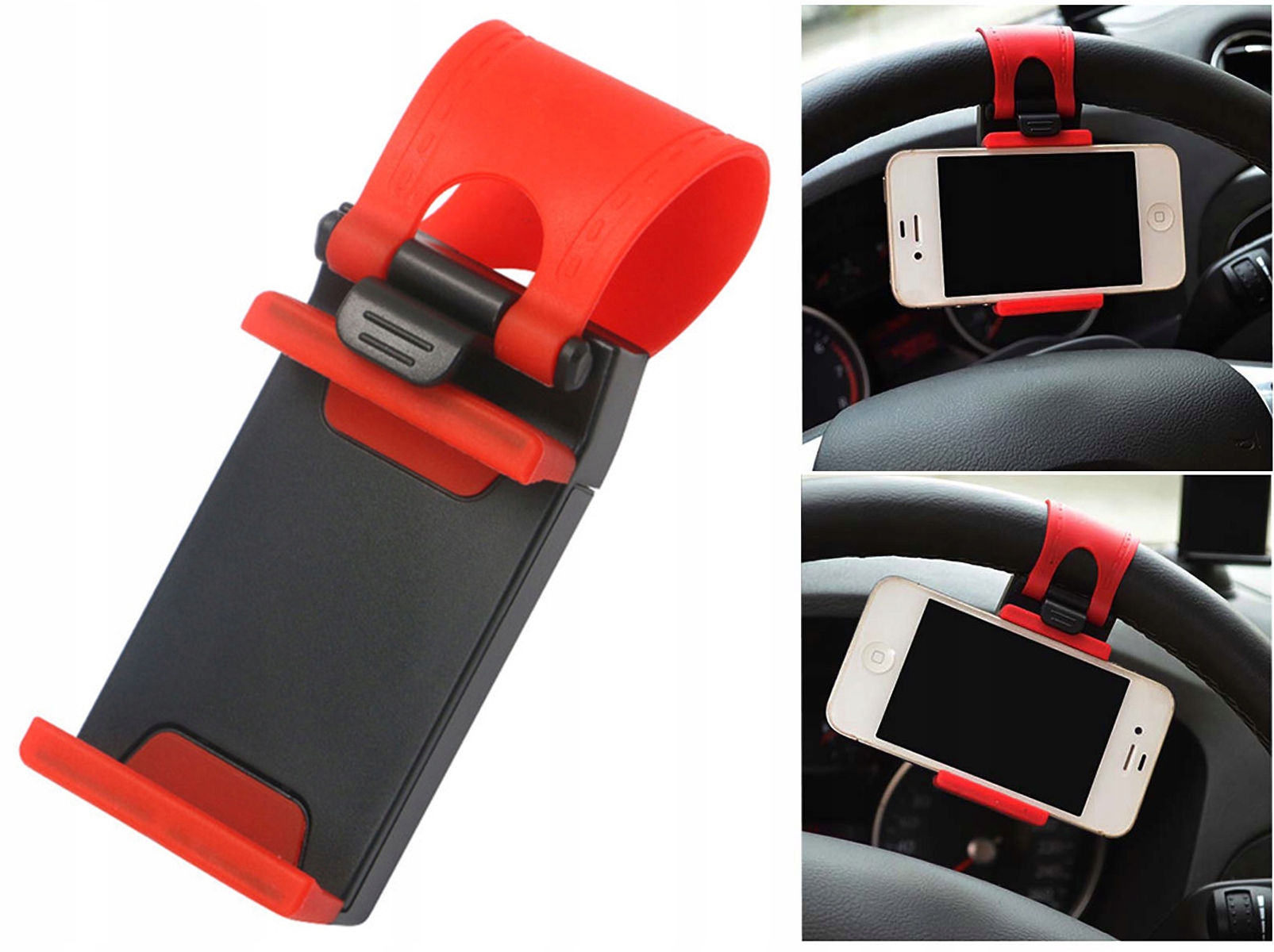Uchwyt Samochodowy Na Kierownice Telefon Holder