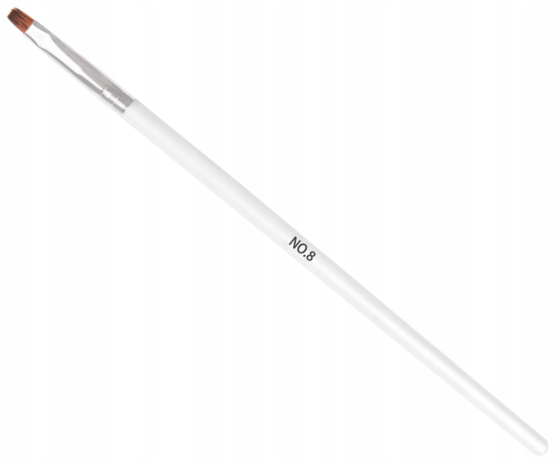 

Pędzelek Do Żelu drewniany płaski prosty #8