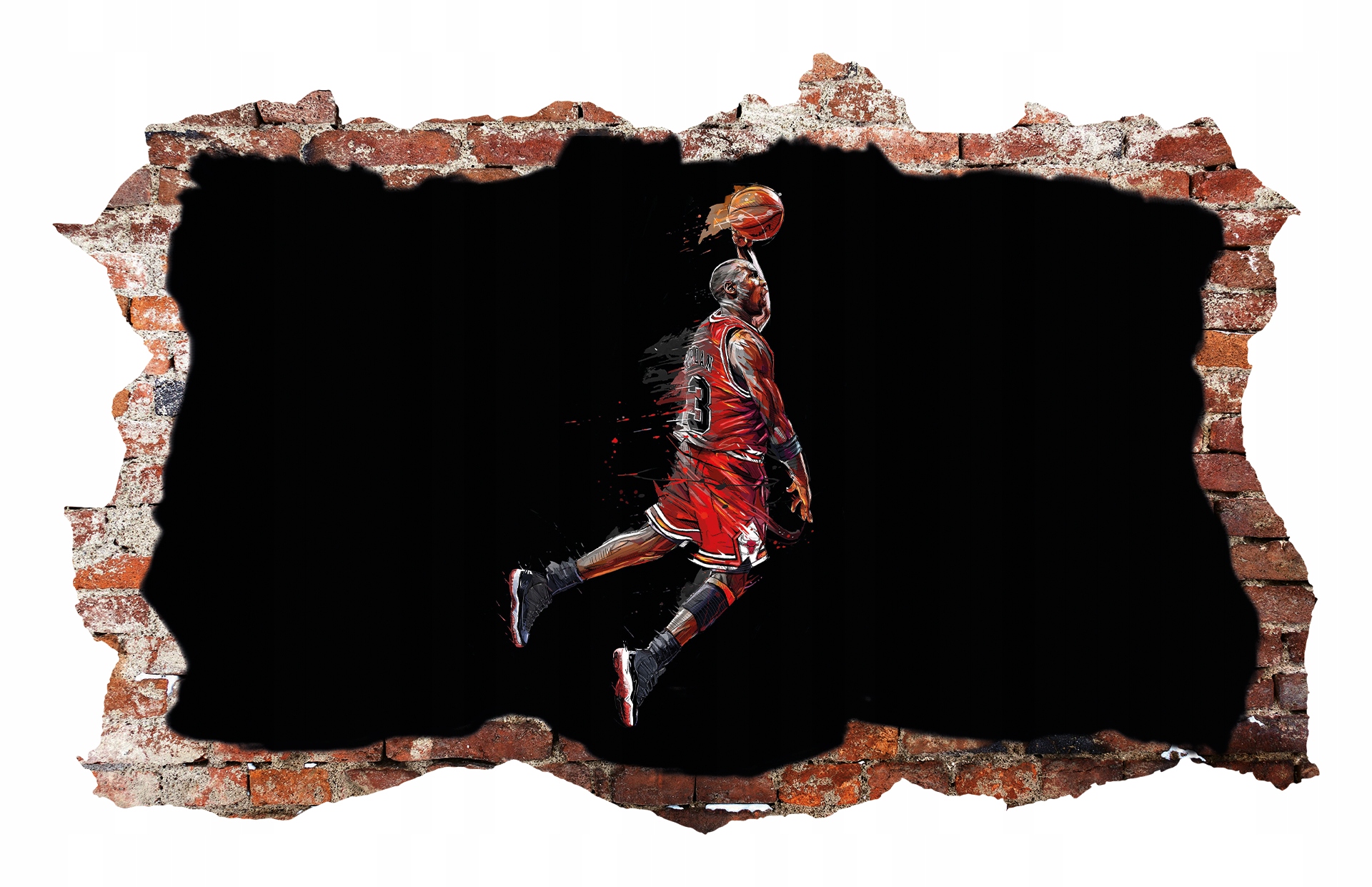 NAKLEJKI NA ŚCIANĘ Michael Jordan NBA 115x75 cm