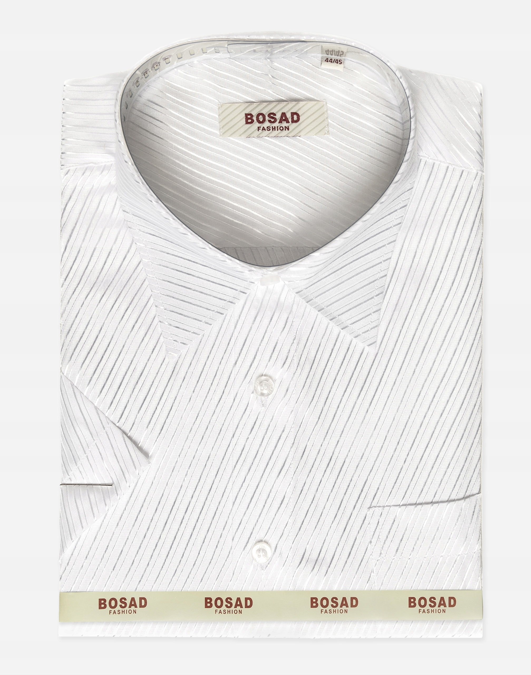 Wizytowa Koszula Męska Krótki Rękawem WY12-3 42/43 Marka Megitarnow