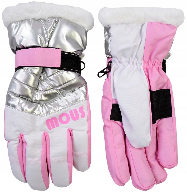 YO RĘKAWICE ZIMOWE ŚNIEG NARTY 18cm 140/164 C40E