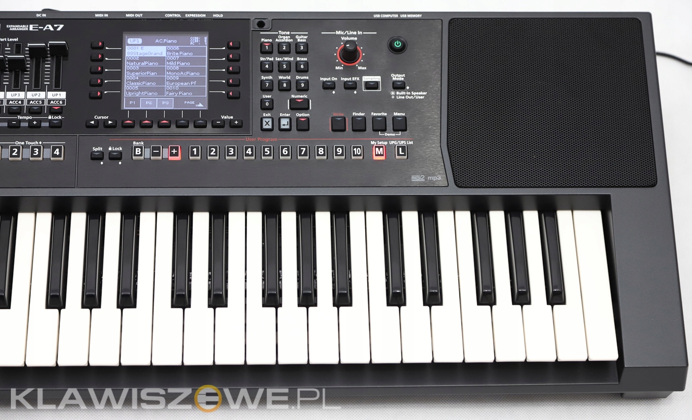 Roland E-A7 Keyboard | GWARANCJA | SKLEP | w 24h Liczba klawiszy 61