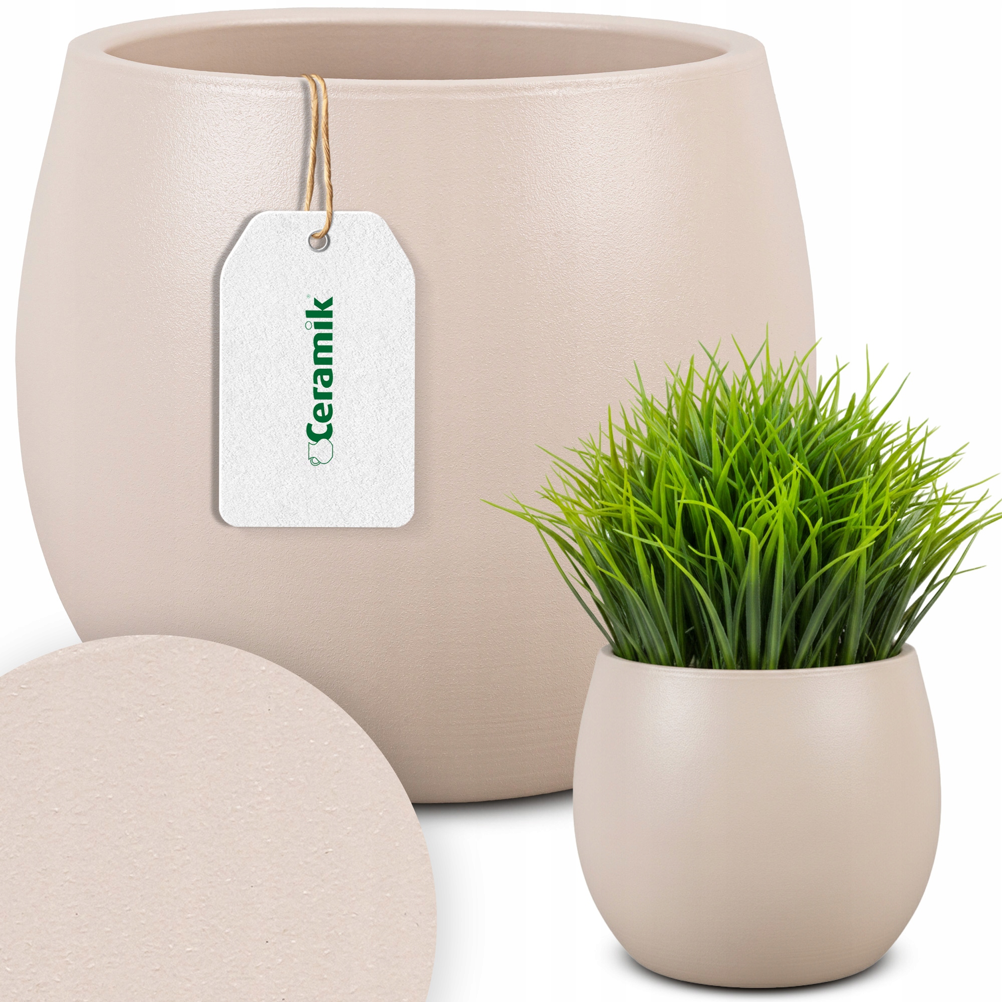 OSŁONKA DONICA DONICZKA CERAMICZNA DO ROŚLIN KWIATÓW KASZMIR 16CM