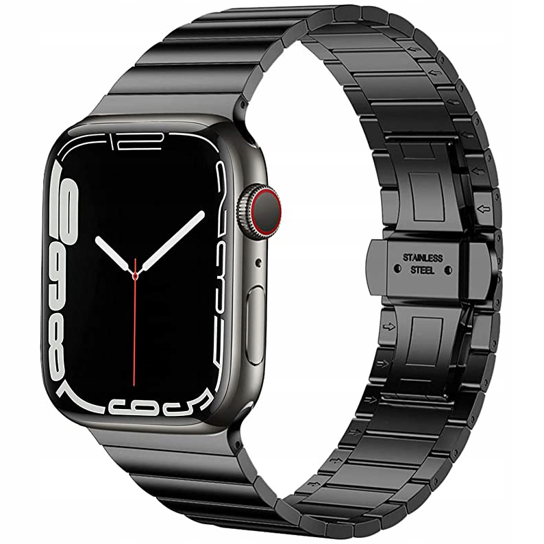 Pasek Stalowy Bransoleta do Apple Watch 42 44 45mm