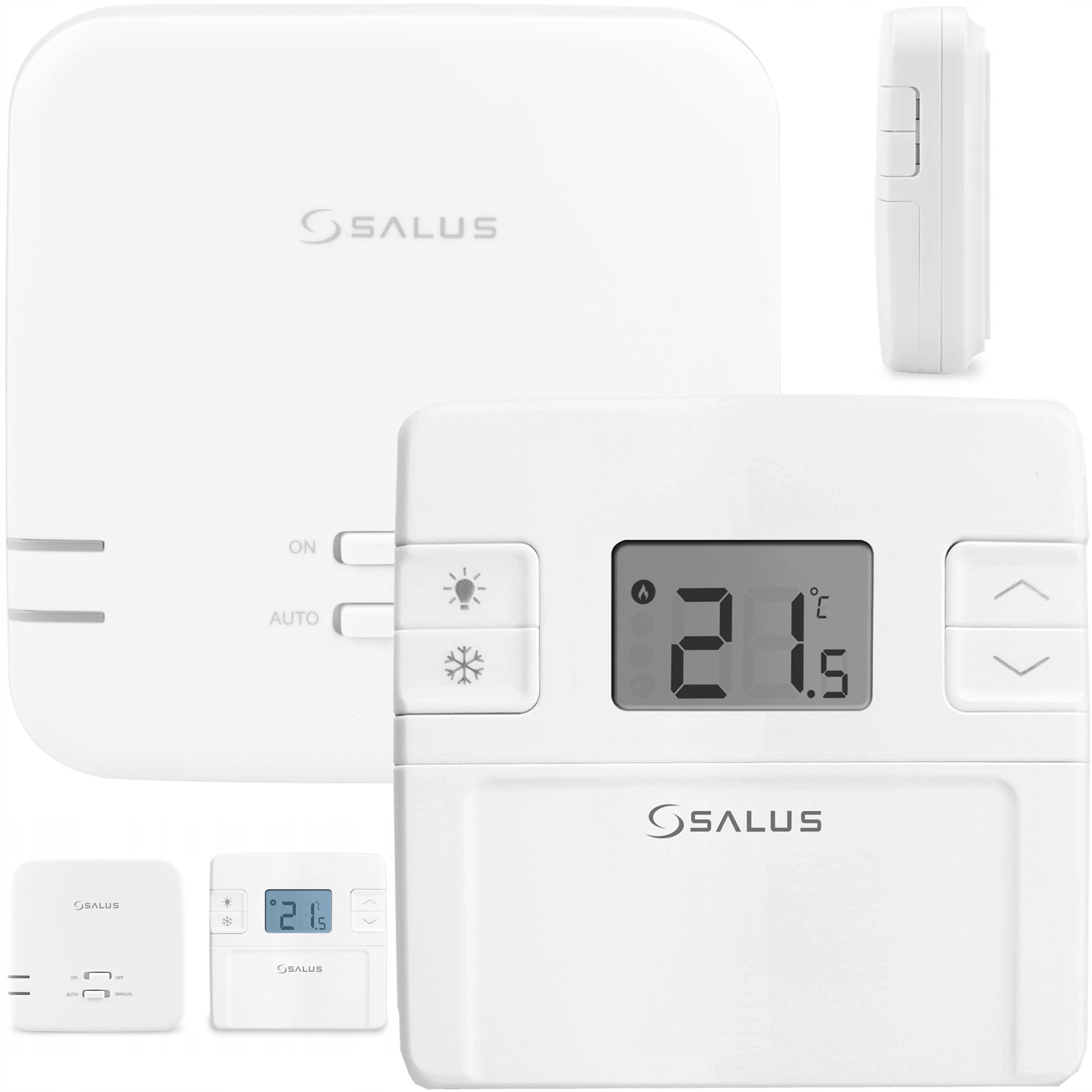 Bezdrôtový Nástenný Elektronický Regulátor Termostatu RT305RF Salus